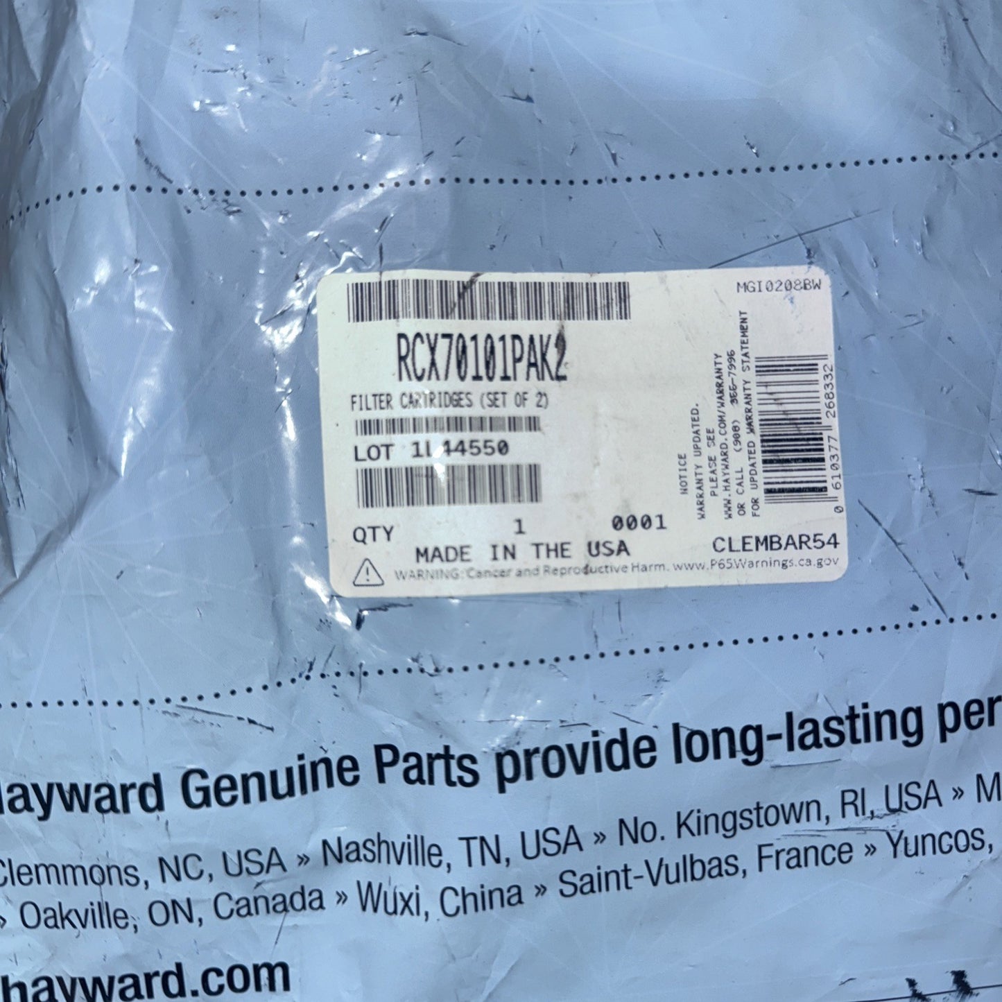 Hayward Tiger Shark Filter Cartridge Refill Set (2 Pack)