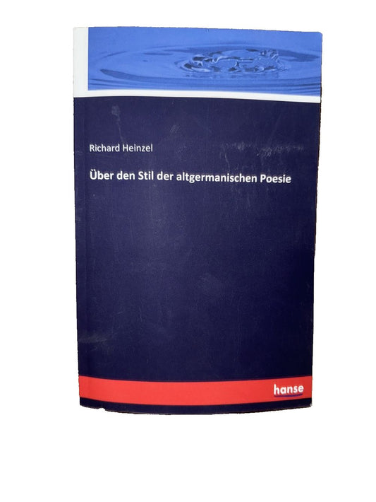 ber den Stil der altgermanischen Poesie, DaveyDooDeals – the book cover of the book ' s first edition