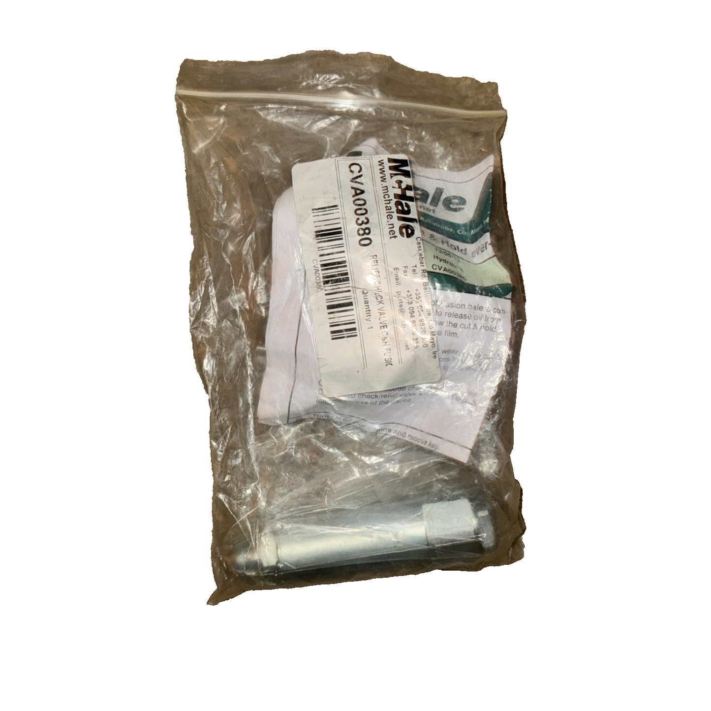 McHale - CVA00380 - RELIEF/CHECK VALVE C&H FUS3/8"