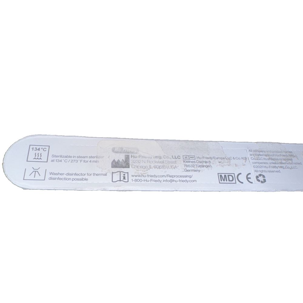 ODU De Explore Satin Steel #11/12 EXD11/126 – a white paper strip with a black and white logo