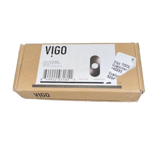 VIGO 5.5 in. Bathroom Deck Plate in Matte Black - VG17000MB – vg - vg - vg - vg - vg - vg - v
