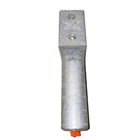 Burndy YCA37R2N, Al Compression Lug, 2-Hole, 1/2" Stud, 1-3/4" Spacing – a metal pipe with a metal handle