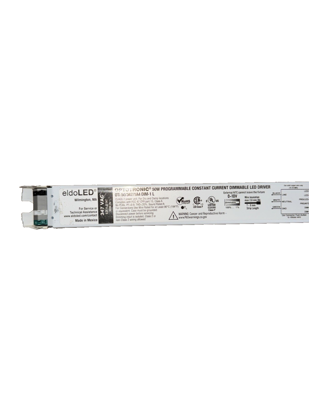 OTi50/347/1A4 DIM-1 L OPTOTRONIC (79676/*2743YX) Programmable LED Driver