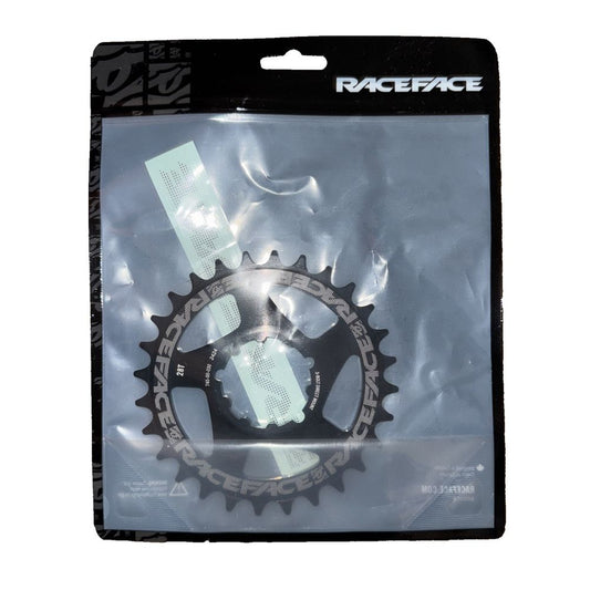 RaceFace Narrow Wide Chainring: Direct Mount 3-Bolt Compatible, 28t, Black, Race Face – race face chainring