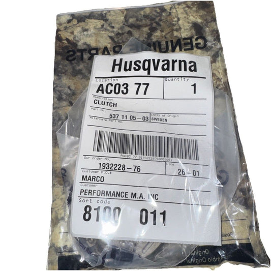 Metal Clutch Assembly Fits Husqvarna: 340, 345, 346, 350, 353, 445, 450, 455, 46 – a bag of nuts and nuts in a package