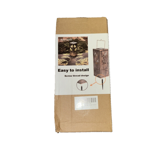 Solar Lantern Light Garden Hanging Lantern Waterproof Butterfly Solar Outdoor