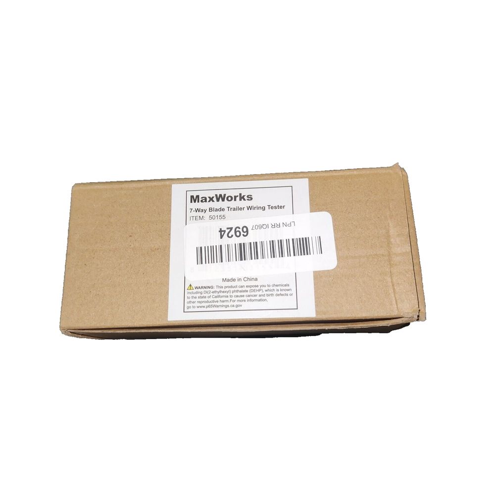 MAXXHAUL 50155 7-Way Blade Trailer Wiring Tester, Black – a box of the new smart smart smart smart