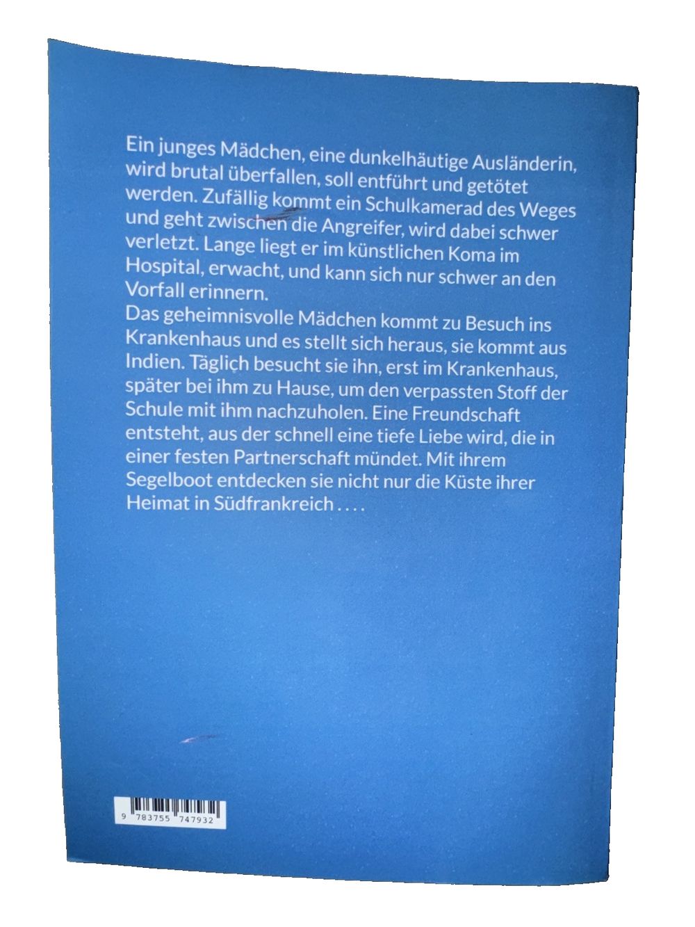 Marisha: Tochter des Windes und des Mondes, DaveyDooDeals – the back cover of the book, showing the title