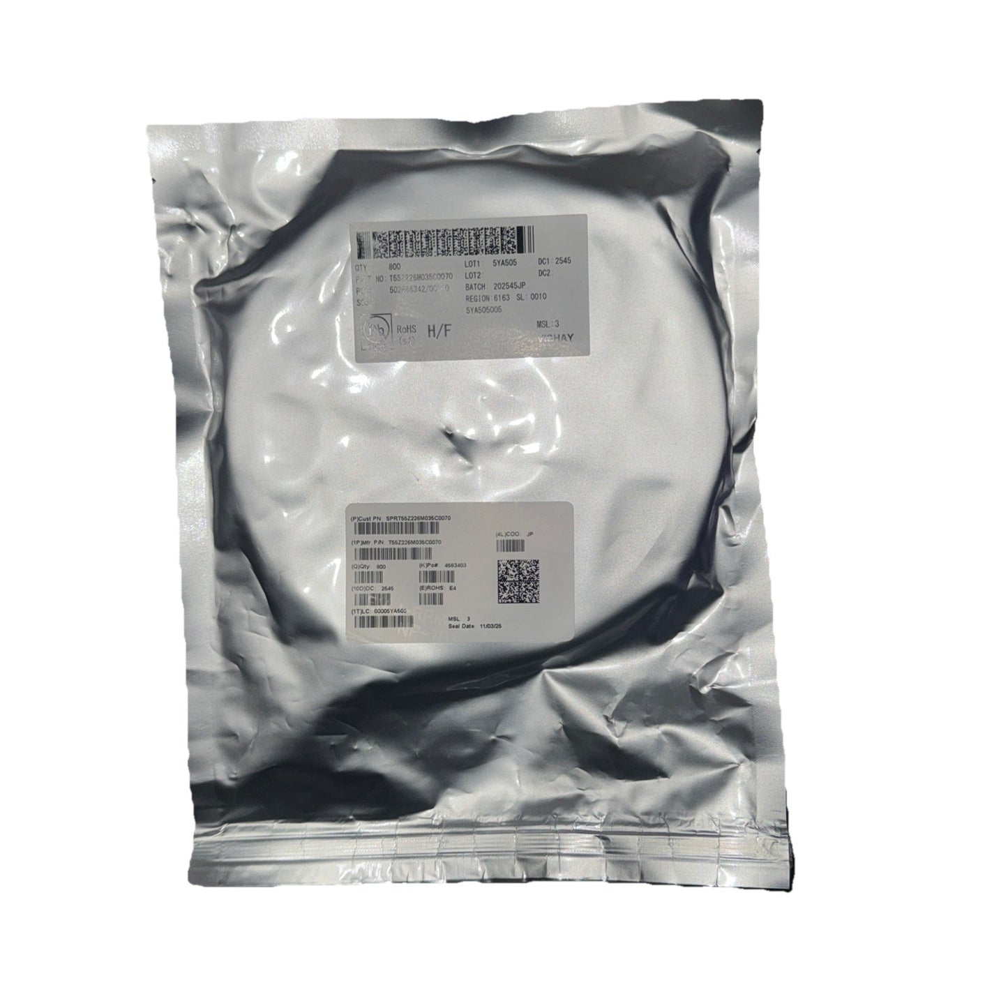T55Z226M035C0070 Capacitors Vishay 800 Pack