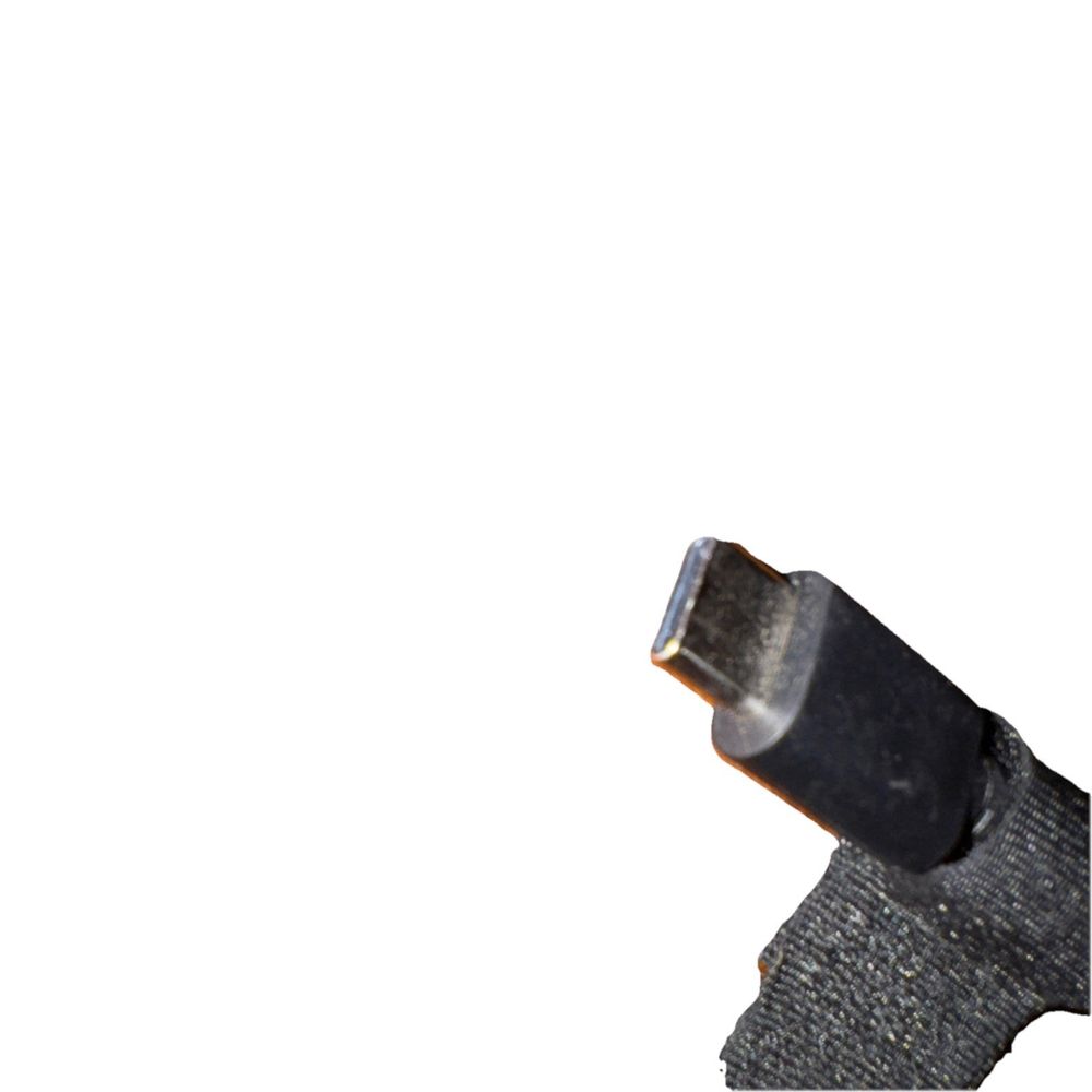 Genuine HP 65W USB C Power Adapter for X360 TPN-AA03 – a close up of a piece of metal