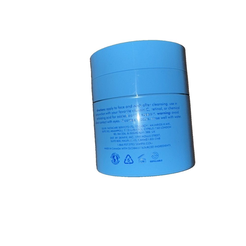 Skinfix Barrier+ Skin Barrier Restoring Gel Cream 1.7 oz – a blue jar of cream on a white background