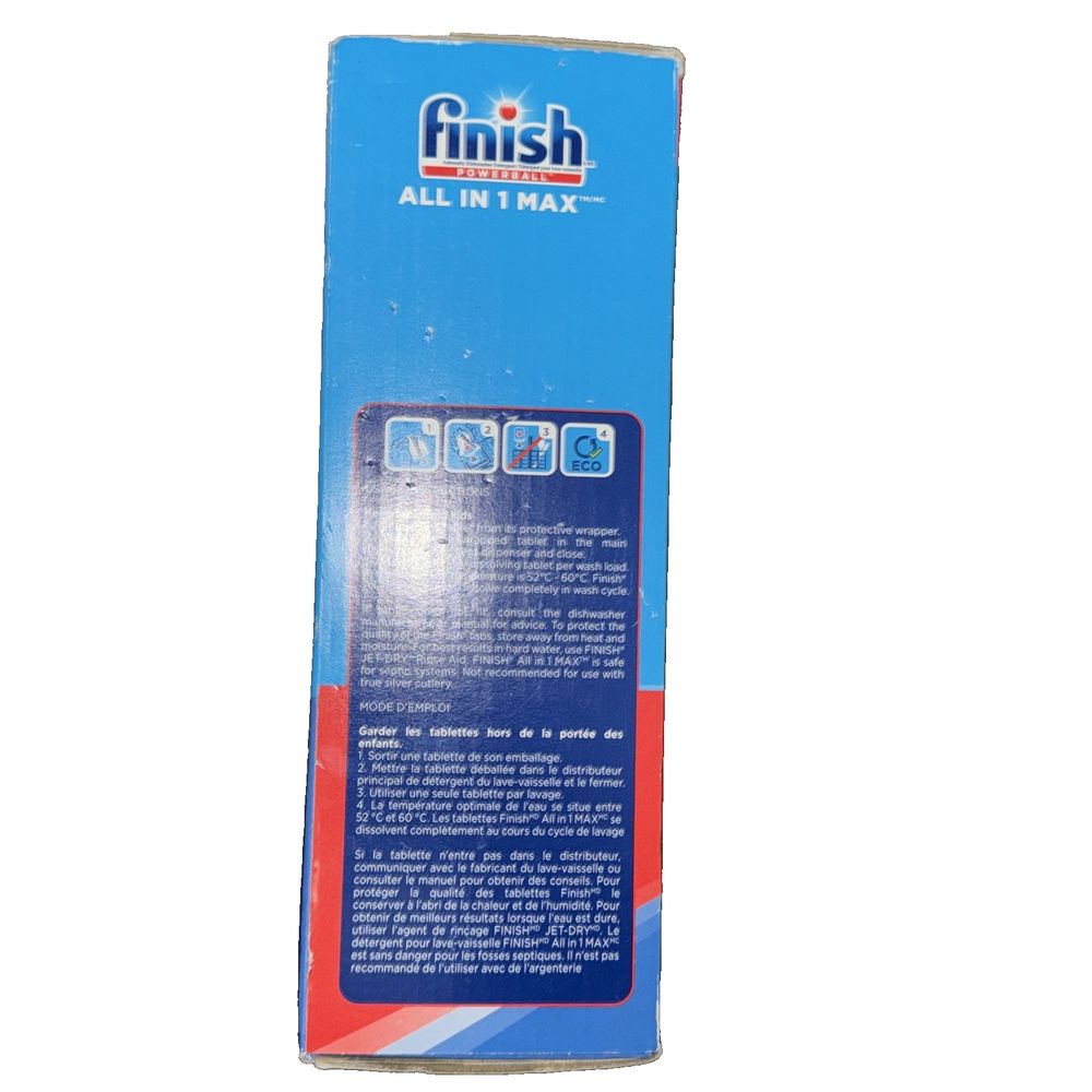 Finish Power Ball All In 1 Max Dishwasher Detergent Pods, For Everyday 105 Tabs – fish all in max