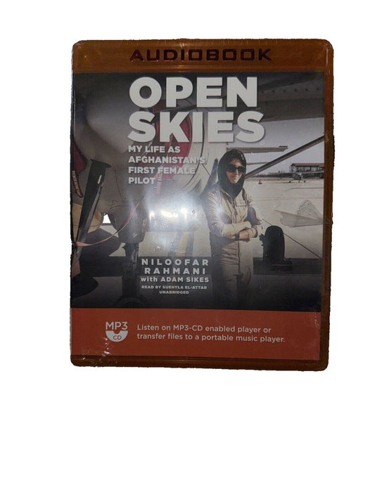 Open Skies: My Life as Afghanistan's First Female Pilot Auidio Book, DaveyDooDeals – a dvd with a picture of a man in a plane