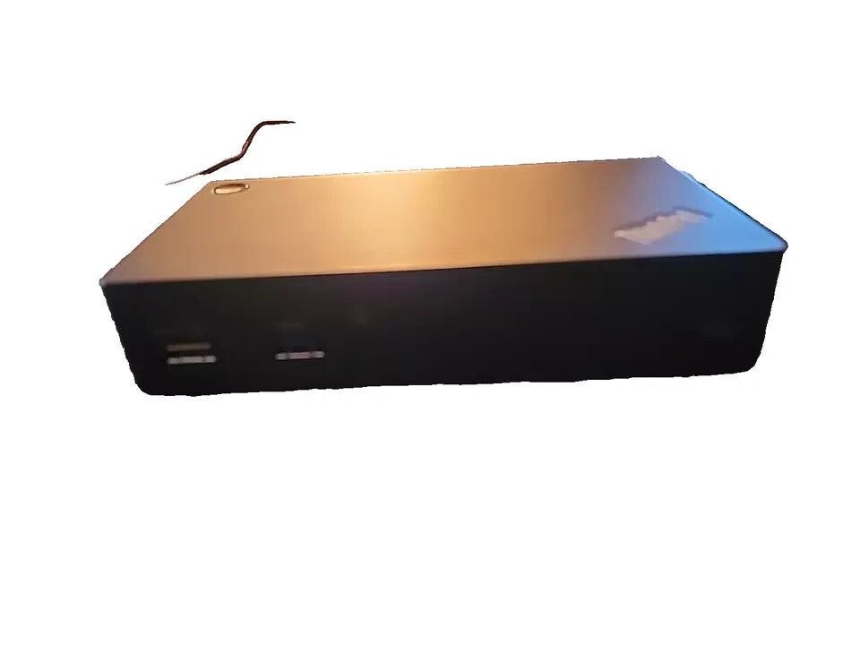Lenovo ThinkPad DK1522 USB 3.0 Pro Dock 65W 03X6897 (40A7) | Connect Up to 4K Di – a black and gold colored speaker