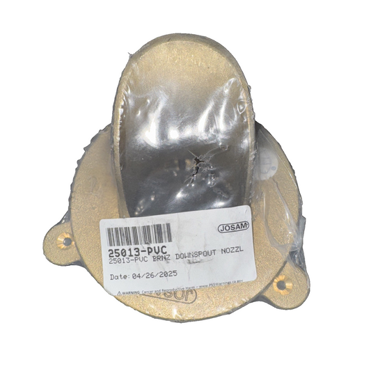 Josam Downspout Nozzle 25013 Cast Iron Roof Drain Outlet