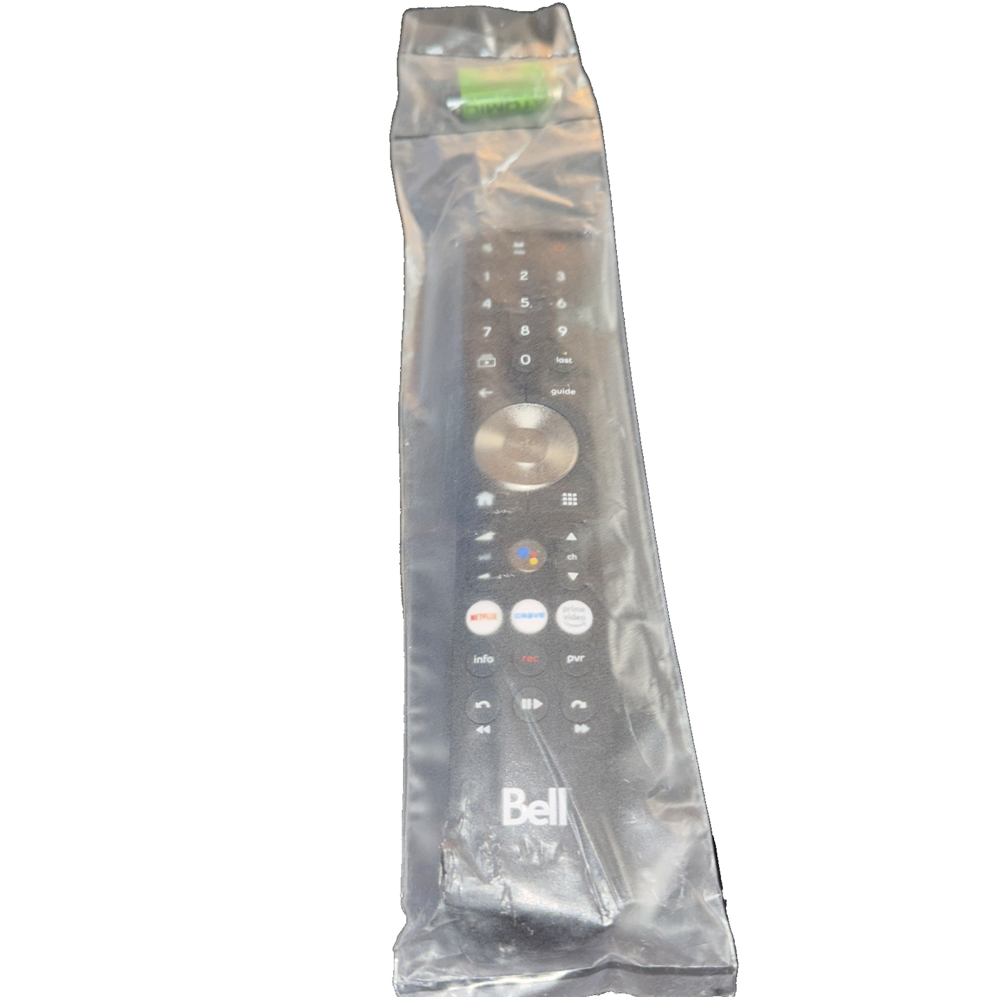 Bell Fibe Slim Remote Control 143236CR