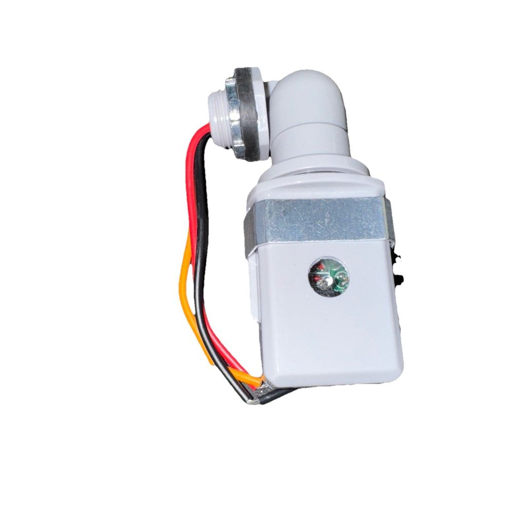 259TP4-ARPA PC AcuityControls Outdoor On/off Photosensor, DaveyDooDeals – a white motor with a red and yellow wire