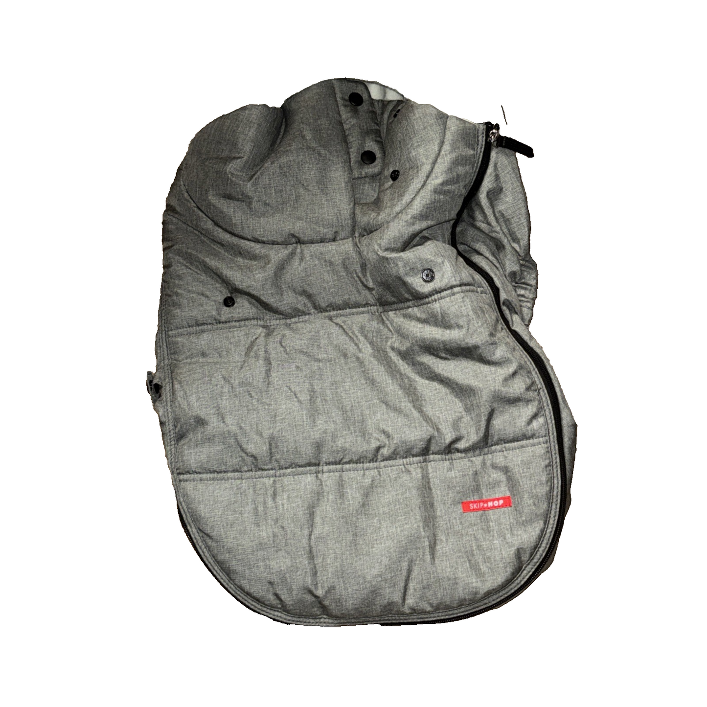 SKIP Hop Stroll & Go Baby Car Seat Cover Grey Faux like Fur