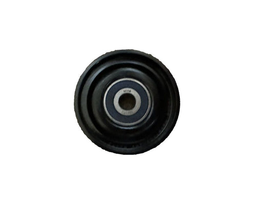 ACDelco Gold 36086 Idler Pulley – a black rubber wheel with a white background