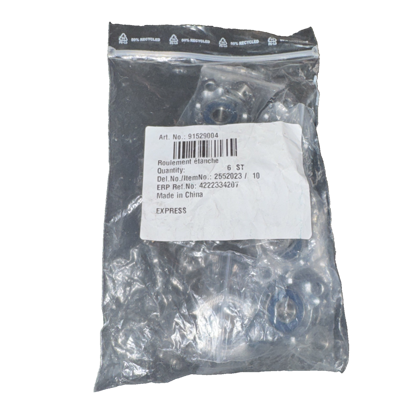 91529004 Flanged Axle Bearing 10mm 6 Pack
