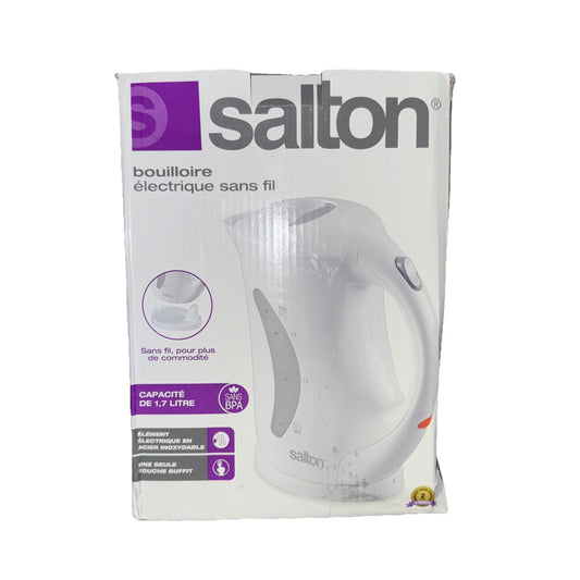 Salton Electric Jug Kettle, Std, White