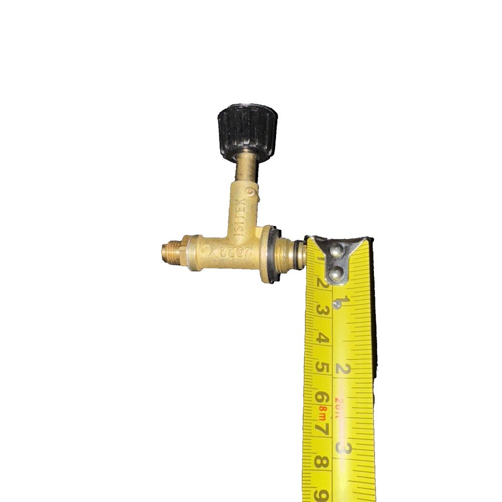Isitek Fuel Shutt Off Valve For Camping, Unbranded – a yellow measuring ruler with a black handle
