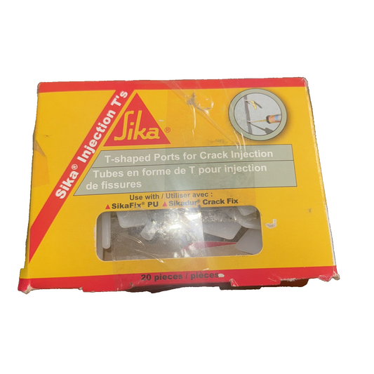SIKA Injection Tubes, White, 20/Pack