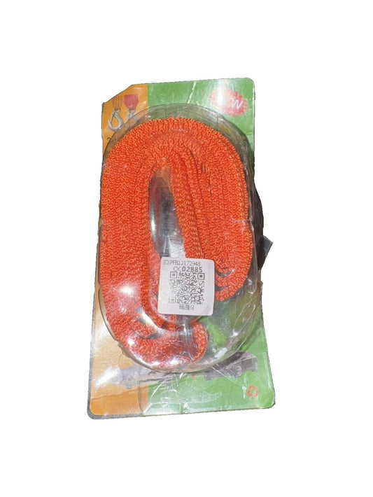 Tow Strap Winch, 4 Meter Load 3 Ton Car Trailer Towing Rope Strap Tow Cable with, Unbranded – orange braiding cord