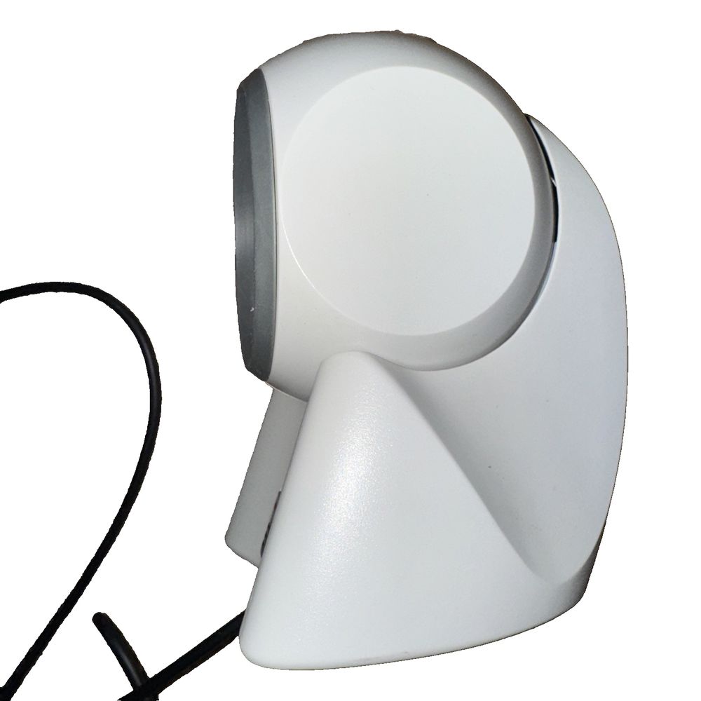 Orbit 7120 Hands-Free Scanner, Honeywell – a white plastic object with a black cord