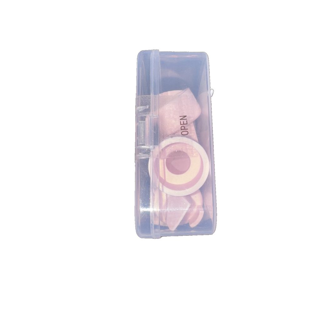 Legendairy Milk Duckbill Valves With Pull Tab 6 Pack – a small plastic container with a pink pac