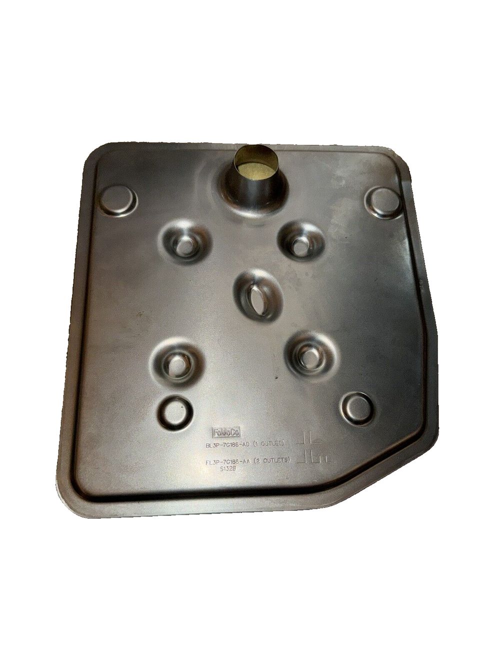 2015 16 17 18 2019 Ford F-150 Automatic Transmission Filter BL3P-7G186-AD, Unbranded – a metal plate with holes and holes