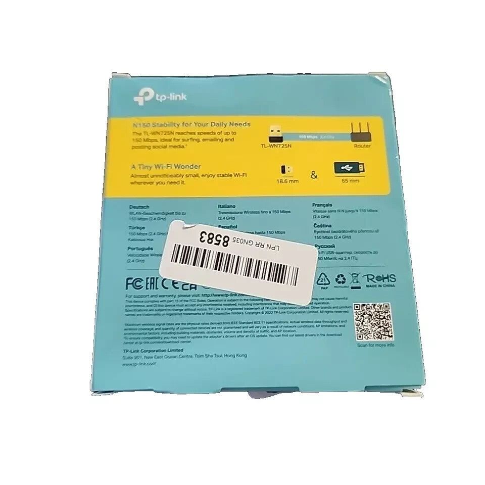 TP-Link USB WiFi Adapter for PC(TL-WN725N), N150 – hp laser laser printer cartridges