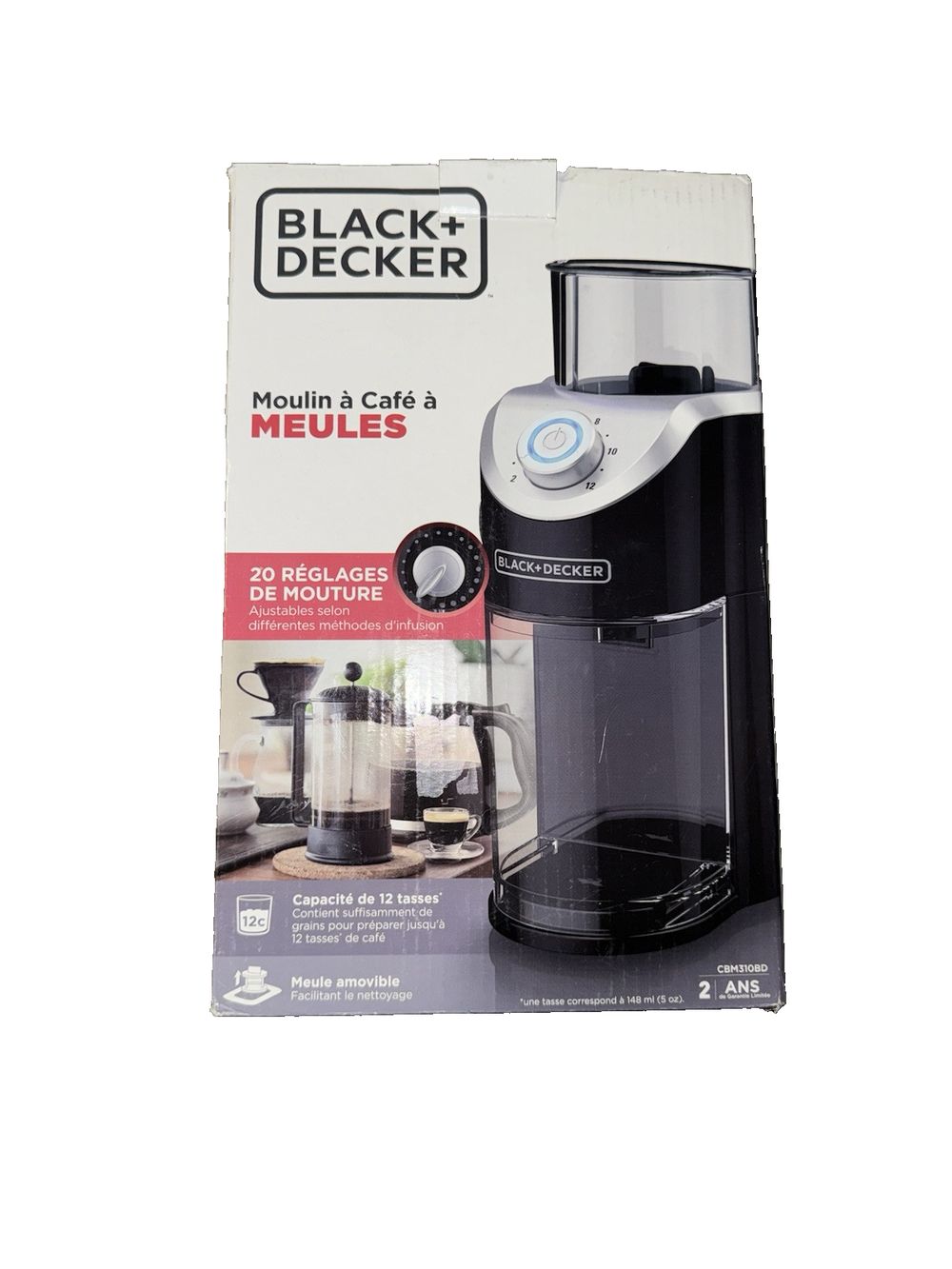 Black + Decker Burr Mill Coffee Grinder, BLACK+DECKER – black & decker coffee maker