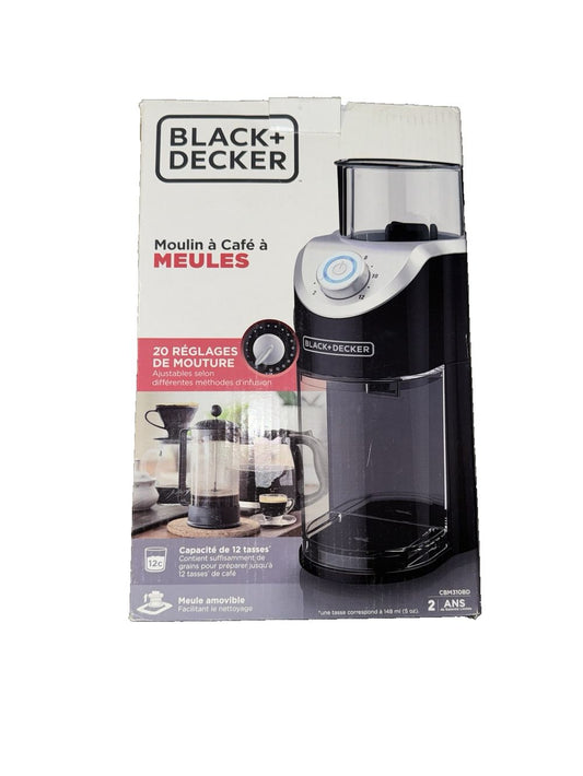 Black + Decker Burr Mill Coffee Grinder, BLACK+DECKER – black & decker coffee maker