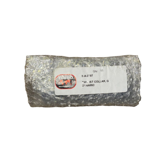 8-A-2797 Thrust Collar, G Dynamic 15 Pack Turbo International – a piece of plastic wrap with a label on it