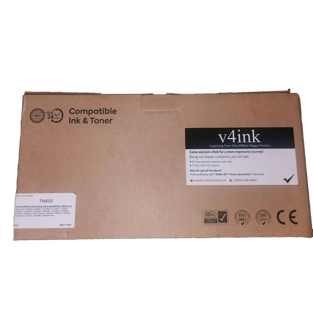 v4ink High Yield TN850 Compatible Toner Cartridge Replacement for Brother | 4-Pa – compatible compatible compatible compatible compatible c…