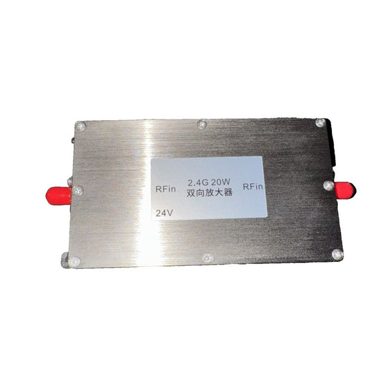 2.4G 20W High Power Signal Booster, Unbranded – a metal plate with a red handle