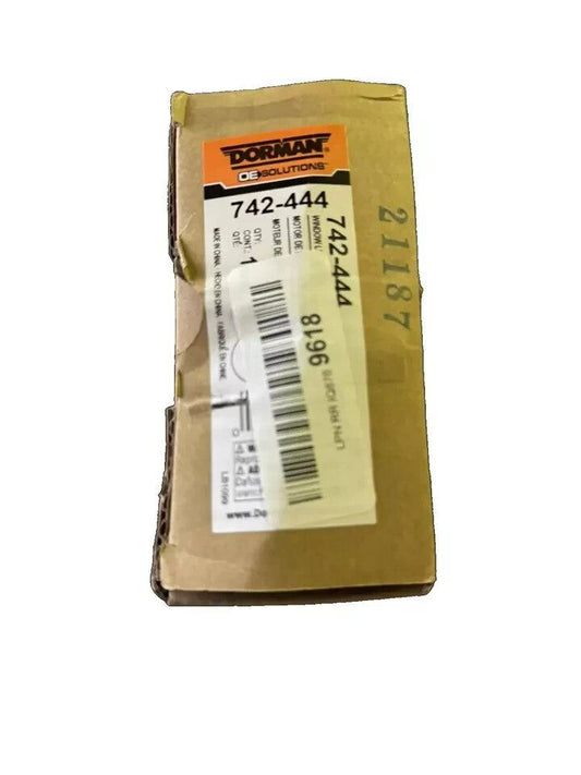 Dorman 742-444 Front Driver Side Power Window Motor Compatible with Select Ford – a brown bag with a label on it