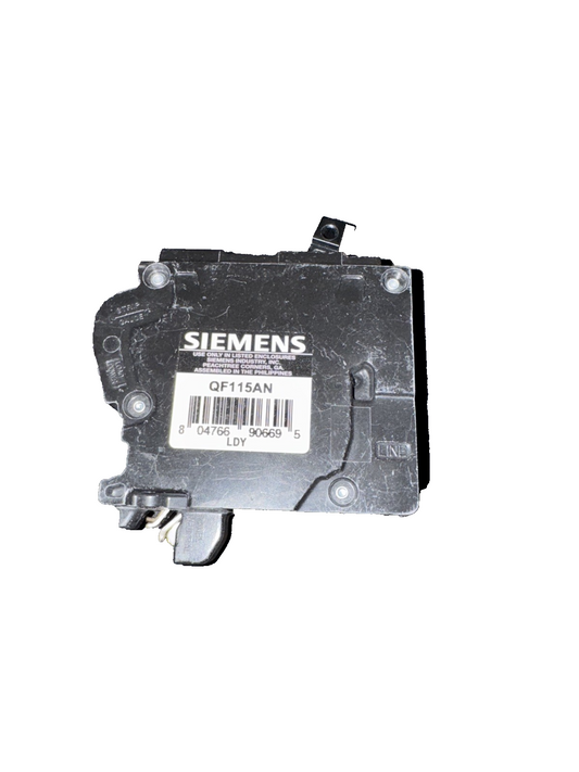 Siemens QF115AN 15 Amp 1-Pole GFCI Plug-On Neutral Circuit Breaker