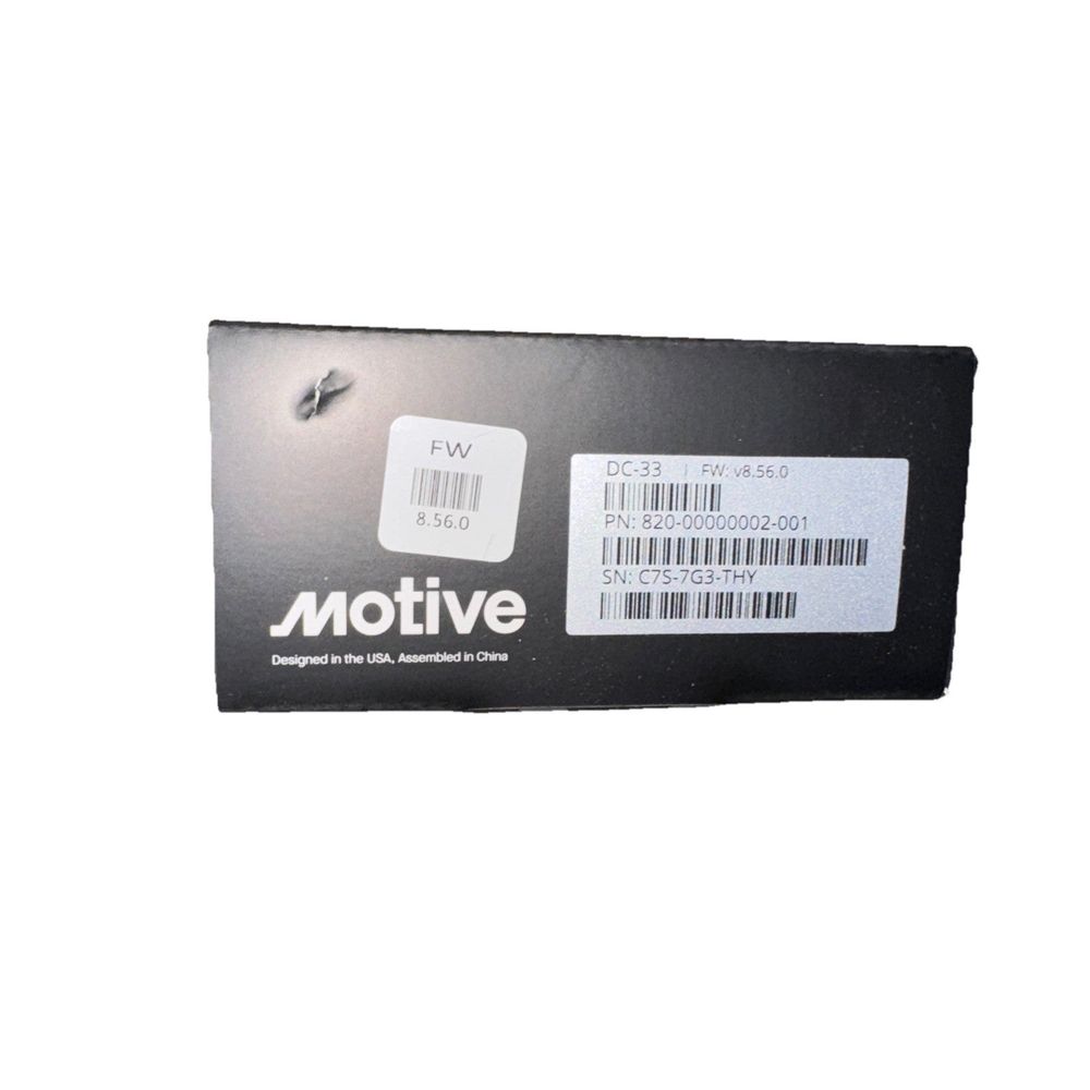 NEW Motive Smart DashCam DC-33 – a box of a note note note note note note note note note note note note note note note
