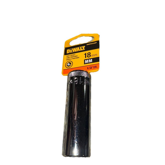 DEWALT DWMT93533OSP 6 Point 1/2'' Drive Deep Socket 18MM – dew m10 - 1 / 8 - 1 / 8 - 1 / 8 - 1 / 8