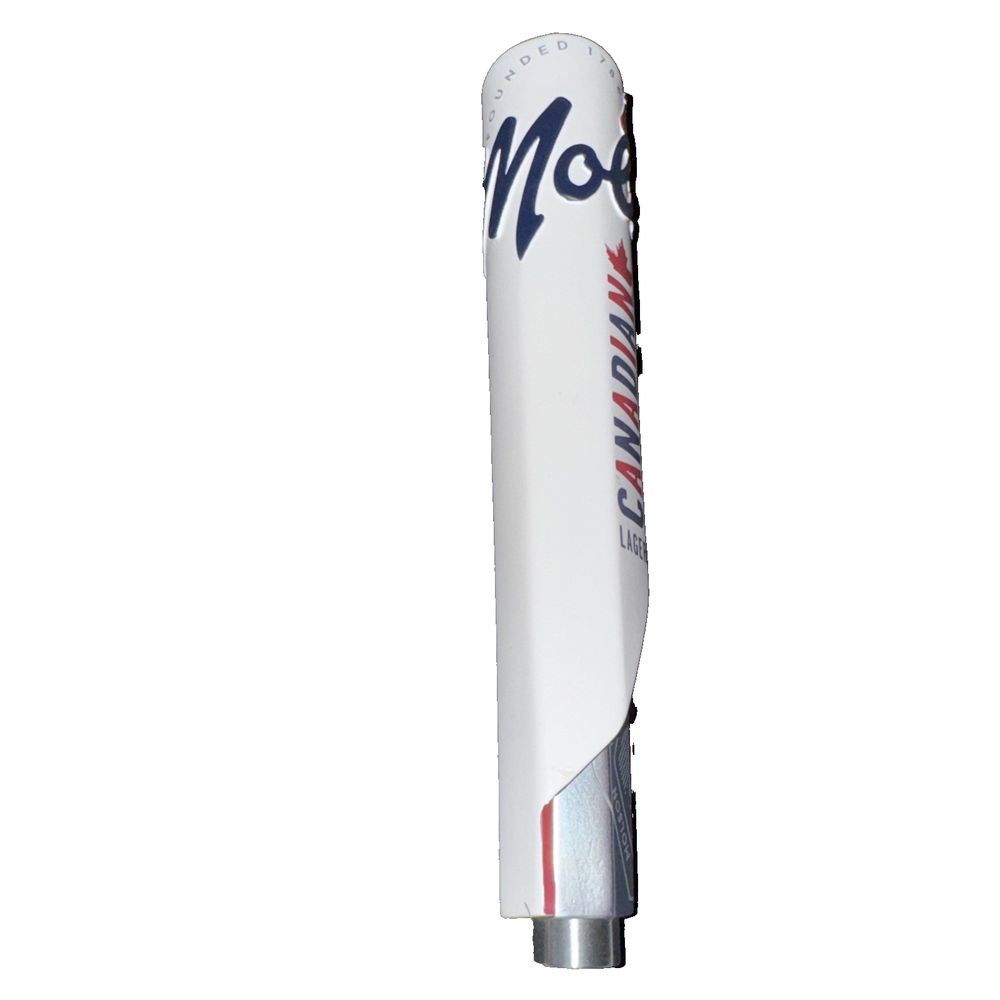 Molson Canadian 2020 Draft Handle-Tall 114059 – a white golf club head with a red and blue logo