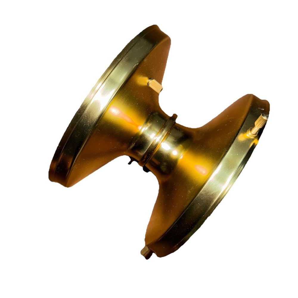 Eastmoreland 6" Fitter Semi-Flush Mount Brass, Rejuvenation – a brass plated metal fitting