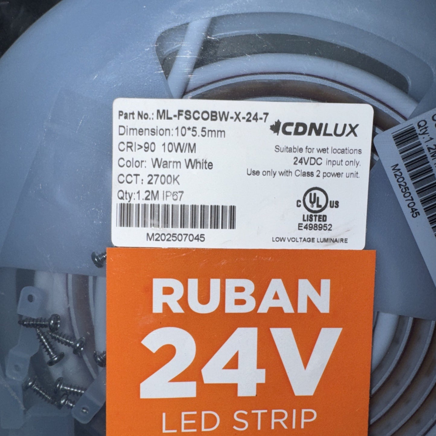 CDNLUX ML-FSCOBW-X-24-7 24V COB LED Strips