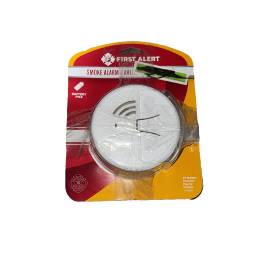 Fire Alert Smoke Alarm White