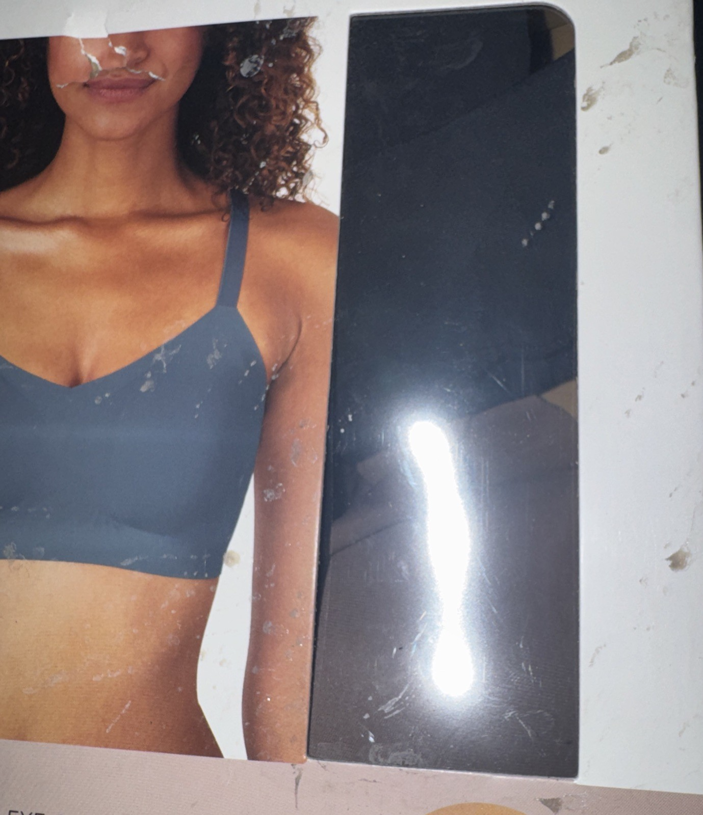 Halston 2 Pack Seamless Bra Colors Black And Beige Size Large