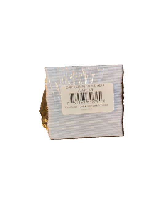 754563822790 PVC Card Cr79 10 MIl ADH 100 Pack