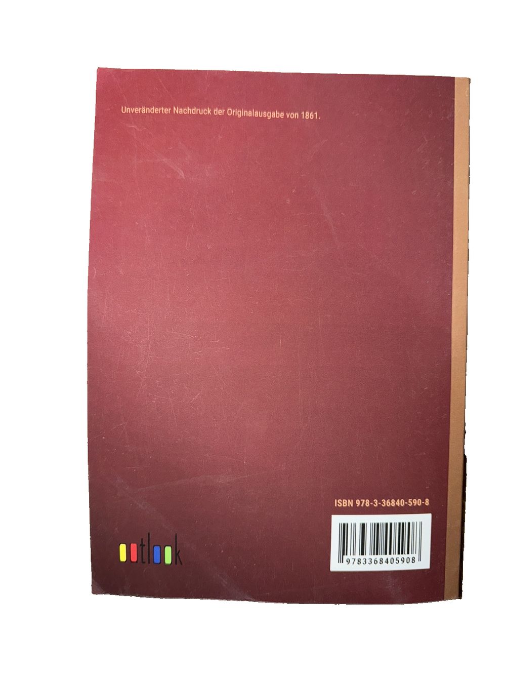 Der Minne Regel Large Print by Franz Xaver, DaveyDooDeals – a red book with a barcode on the cover