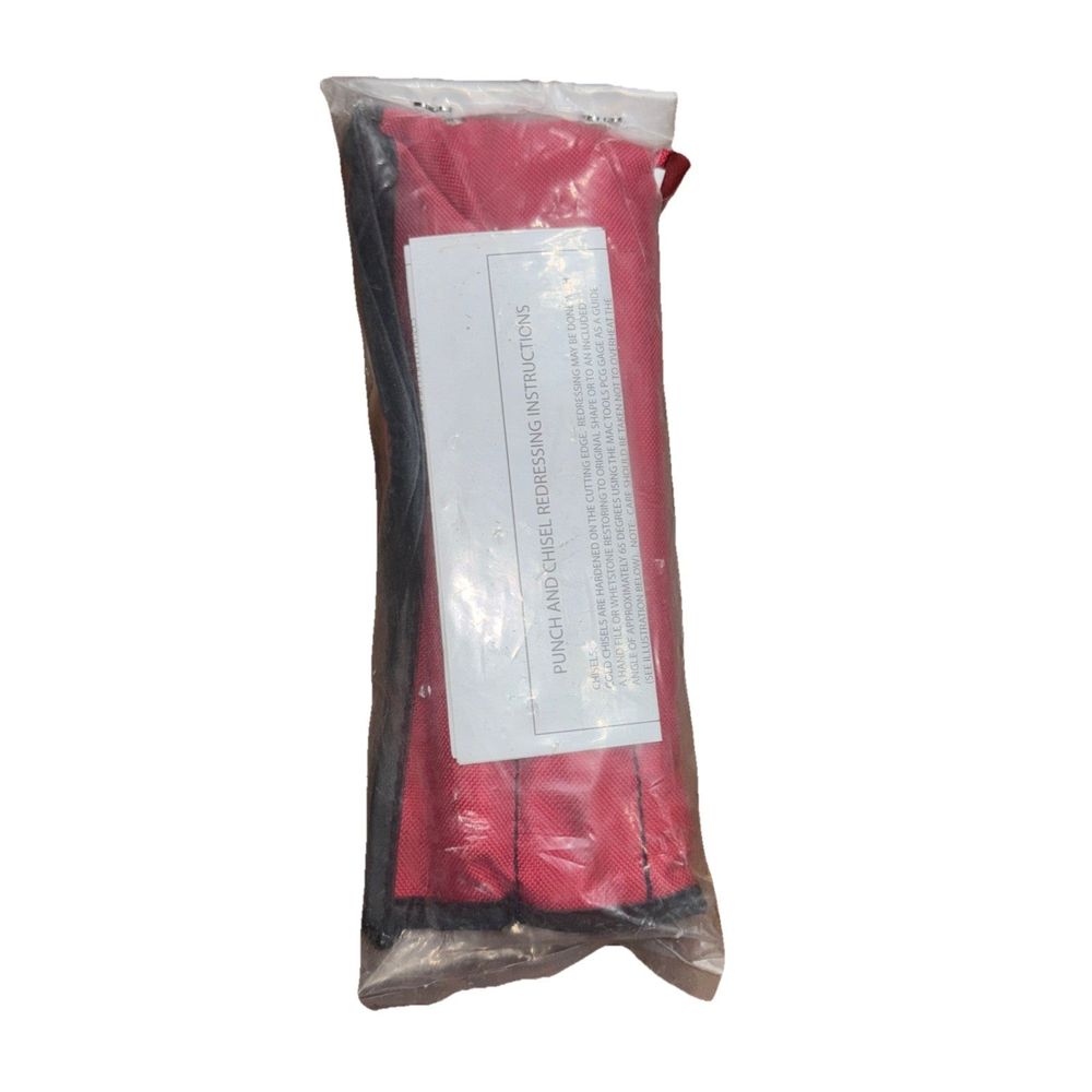 Mac Tools Heavy Duty 7 PC Chisel Set C70PTSS – a bag of red plastic bags