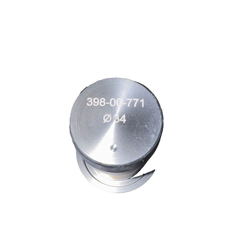 FOX 34mm Fork Lower Leg Seal Driver Tool – a small metal cap with a small metal cap